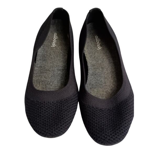 Allbirds Treebreezers women's navy blue knit ballet flats size 8 - Picture 2 of 9